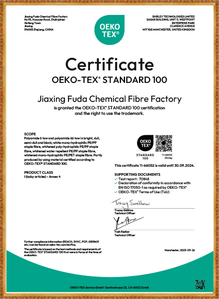 Tvornica kemijskih vlakana Jiaxing Fuda